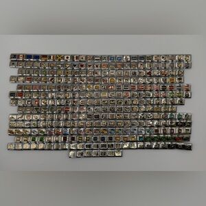 SEE DESCRIPTION-OG Manuel Zed and Casa D Oro Italian Charm Bracelet Links